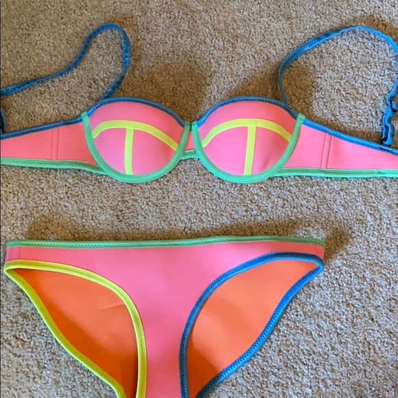 triangl swimwear Other - Triangl neon bikini